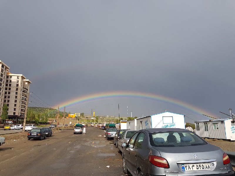 رنگین‌کمون در تهران اردیبهشتی، الان. MaryamMohtadi