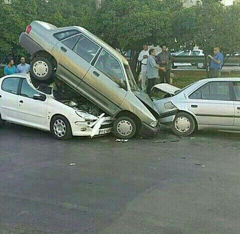 مگه میشه جایی #تصادف باشه #پراید خودش رو نیندازه وسطbalabeik