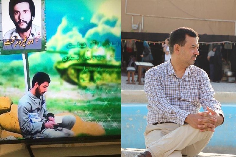 این هم عکس پدر منه؛ خیلی وقت‌ها روی بیلبورد و توی تلویزیون می‌بینمش 