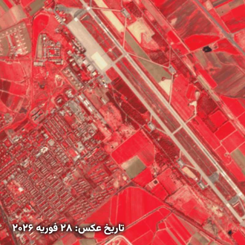 🔹 جزئیات حمله به پایگاه چهارم شکاری دزفول براساس آخرین تصاویر ماهواره سنتینل ۲📆 تاریخ نقشه جدید (بعد از حمله) مربوط به ۵ مارس ۲۰۲۶ (۱۴ اسفند ۱۴۰۴) است.1️⃣ آشیانه‌های آلرت 2️⃣ و 3️⃣ و 4️⃣ سوله‌های انبار مهمات یا قطعه5️⃣ ساختمان اداری6️⃣ برج مراقبت فرودگاه👈 مکان‌یابی روی نقشه گوگل🌐 @Factnameh