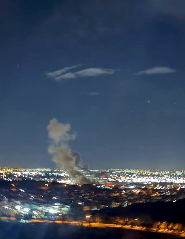 'تصاویر دریافتی از دود انفجارهای غرب #تهران در حمله ۲