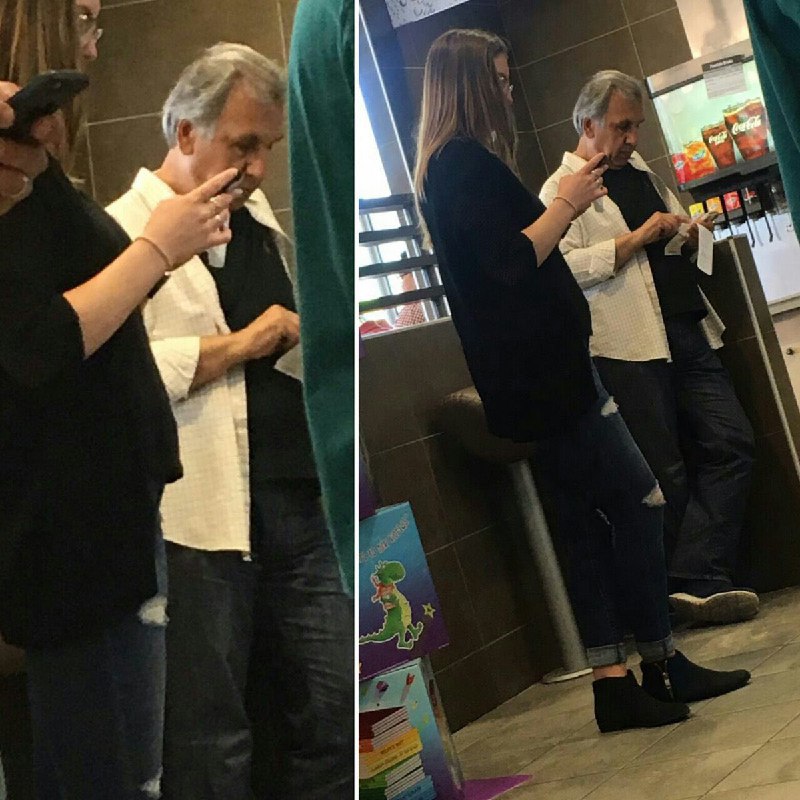 محمود #خاوری، در پیتزافروشی، کاناداKoohyar