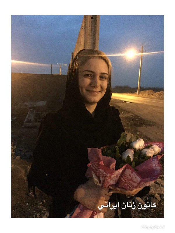 #مریم_شریعتمداری از #دختران_خیابان_انقلاب انقلاب امروز با وثیقه ۵٠ میلیون تومانی از زندان قرچک آزاد شدکانون زنان ایرانی madyar