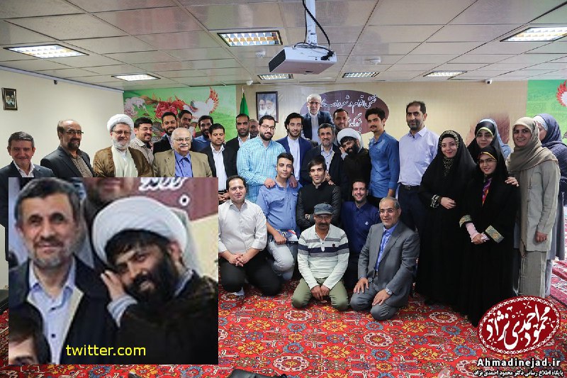 نه از لحاظ محمود، بلکه از لحاظ اون آقای روحانی که کنار محمود ایستاده است. imanpaknahad