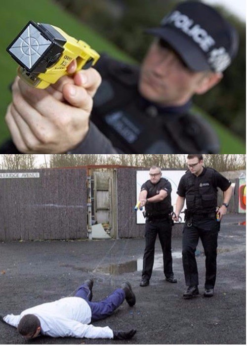 خیلی کشورها از این #شوکر ها استفاده میکنندکه تلفات #خطای_پلیسی رو کم میکنه.KIAVASH_