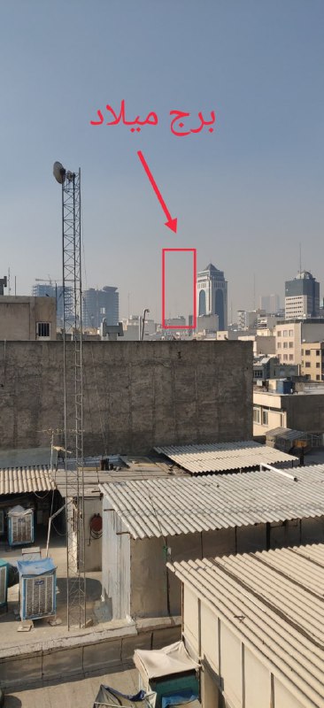 برج میلاد #تهران ۲۲ دی ۹۹ zzgraph#آلودگی_هوا📡 @VahidOnline