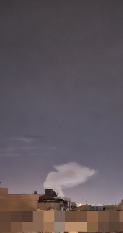 تصاویر دریافتی دیگر از انفجاری در شمال شرق تهران بامداد دوشنبه سه فروردین حدود ساعت ۳