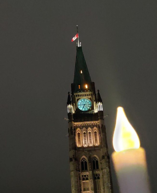 'مراسم یادبود هم‌وطنانی که در سانحه هوایی از دستشون دادیم، روبروی پارلمان کانادا. ۱۰ نفر از سرنشینان هواپیما ساکن اتاوا بودن و ۳ نفرشون دانشجوی دانشگاه اتاوا. فردا هم در دانشگاه مراسم یادبودی براشون برگزار میشه.'ParsiKade