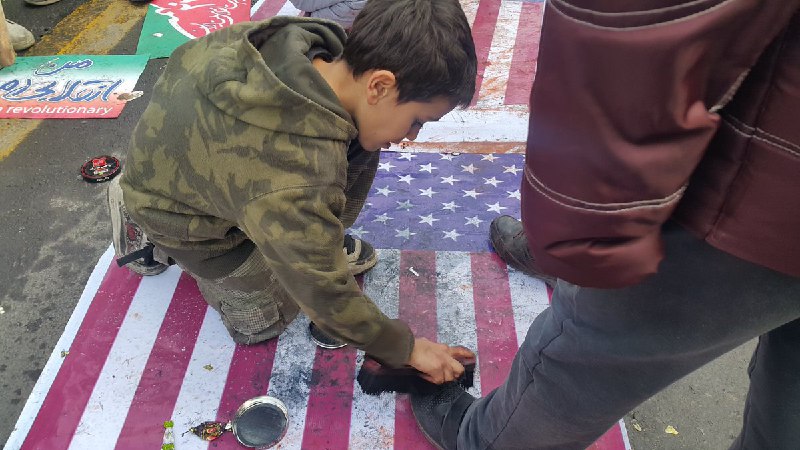 عکسی که به عنوان بهترین صحنه امروز توییت شده بود و بعدا پاک شد.madyar