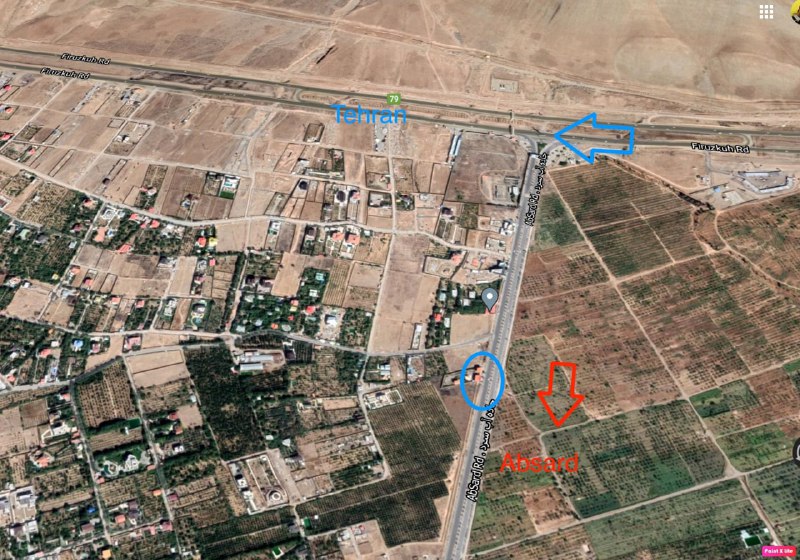 محل حمله به خودروی محسن #فخری‌زاده در این محدوده [محدوده آبی رنگ] است. در ابتدای خروجی از جاده فیروزکوه به سمت #آبسرد پیش از رسیدن به شهر. ErshadAlijani#دماوند #نقشه📡 @VahidOnline