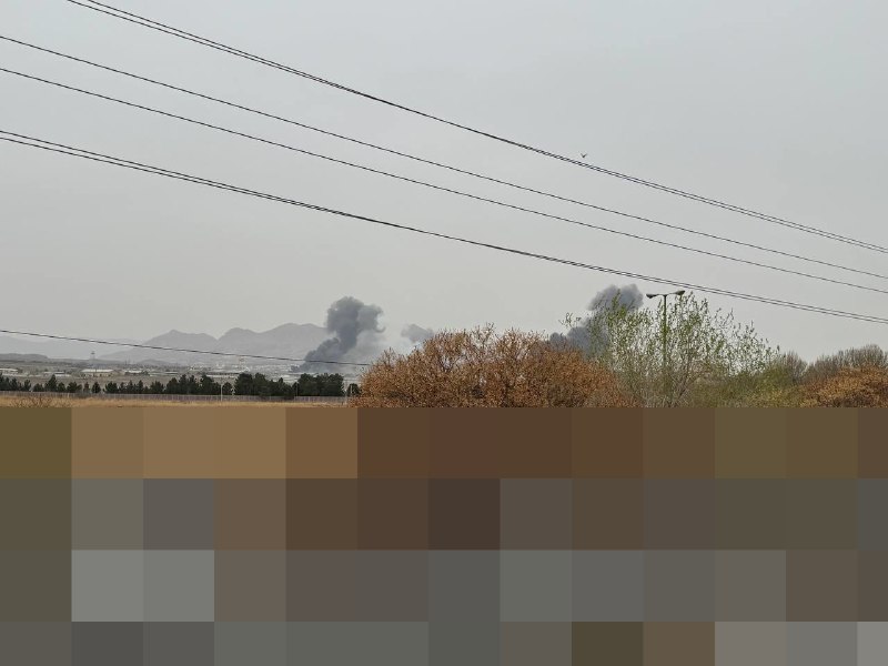 'سمت هوانیروز #اصفهان، حدود ساعت ۱۰