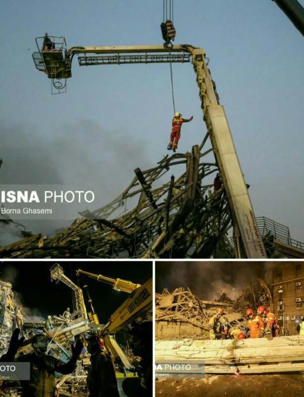 اعتراض #آتش‌نشان از پشت لودر به #سردارطلایی #مرتضی_طلایی نایب‌رئیس #شورای_شهر تهران