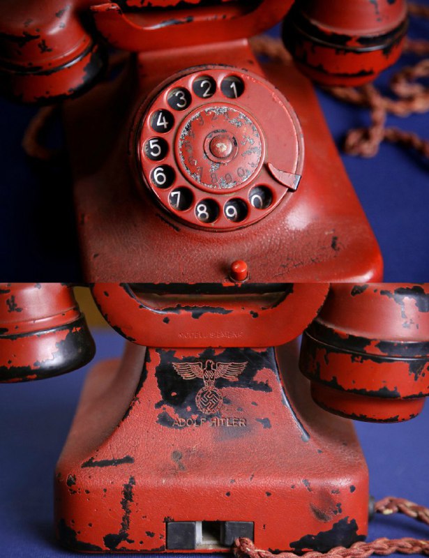 فروخته شد به آقای گمنام!#تلفن مخصوص #هیتلر در یک #حراجی در امریکا ۲۳۴هزار دلار به فروش رفت.هویت خریدار افشا نشده است.SattarSaeedi