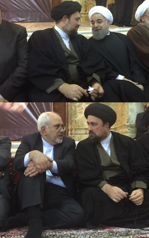 مراسم چهلمین روز درگذشت #هاشمی_رفسنجانی در مرقد امامIranNewspaper