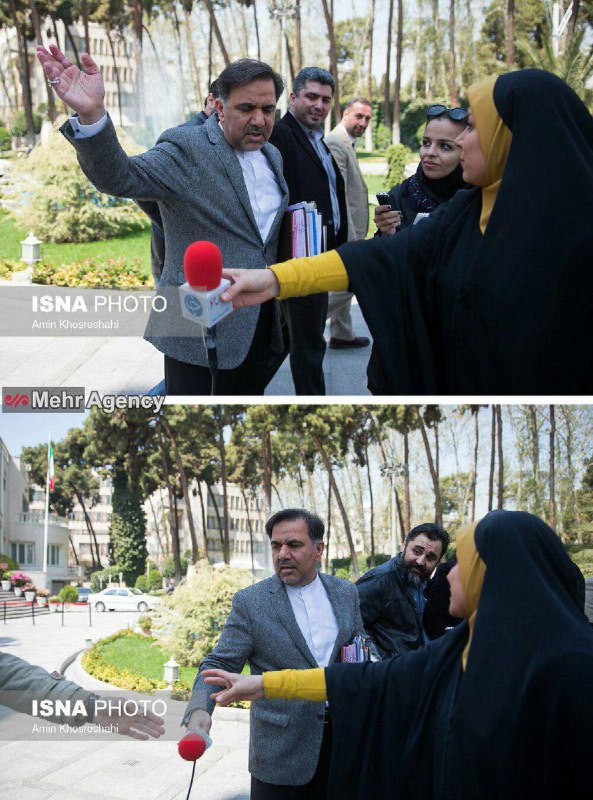 #عباس_آخوندی از پرسش خبرنگار #باشگاه_خبرنگاران_جوان عصبانی شد و میکروفونش رو پرت کرد اون طرف.پرسش این بود که راسته هواپیماها مرجوعی کلمبیا بودند؟ATahmasebizadeh