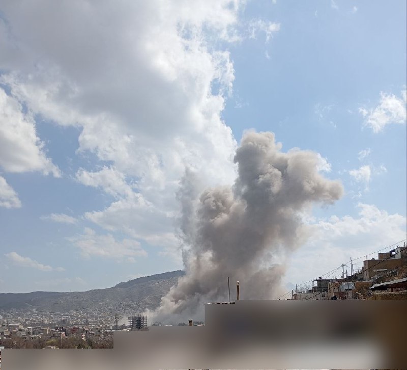 '#مریوان در استان کردستانتصاویر و پیام‌های دریافتی از حدود ساعت ۱۴ به بعد