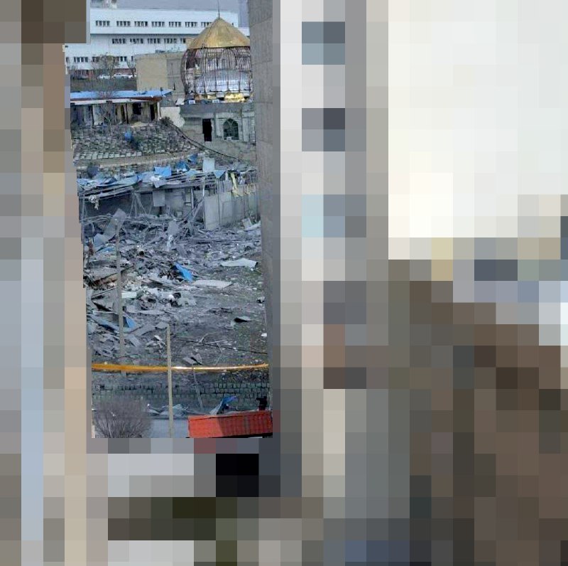 پیام دریافتی همراه با دو تصویر اول