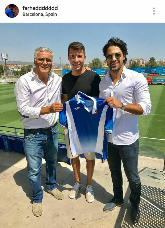 #فرهادمجیدی مربی تیم زیر ۱۶ساله‌های #اسپانیول شد و از دوشنبه کارش را شروع می‌کند.mehdimaleki59