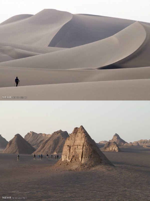 #کویرنوردی ۱۵روزه یک گروه #کویرنورد خارجی در #دشت_لوتمدتیست توجه #کویرنوردان خارجی به سمت #کویرلوت ایران و ماجراجویی در این منطقه جلب شده استIranNewspaper