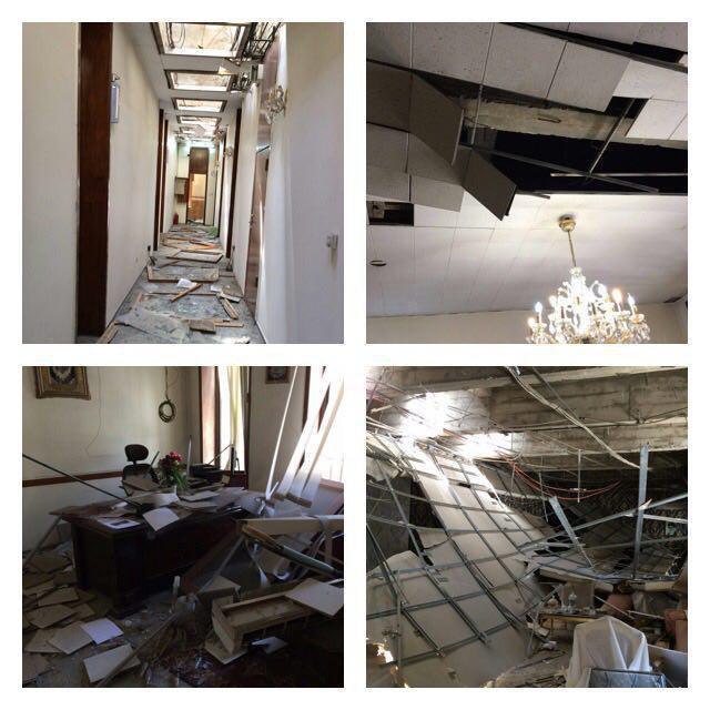 در پی #انفجار در نزدیکی #سفارت_ایران در #کابل، اقامتگاه سفیر تا حدزیادی تخریب شدTasnimnews_Fa