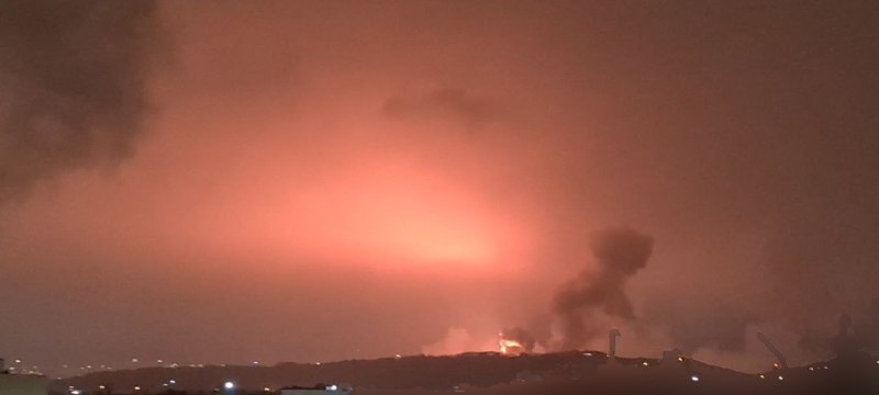 'آسمان قرمز شیان لویزان #تهران در حمله ساعت ۱