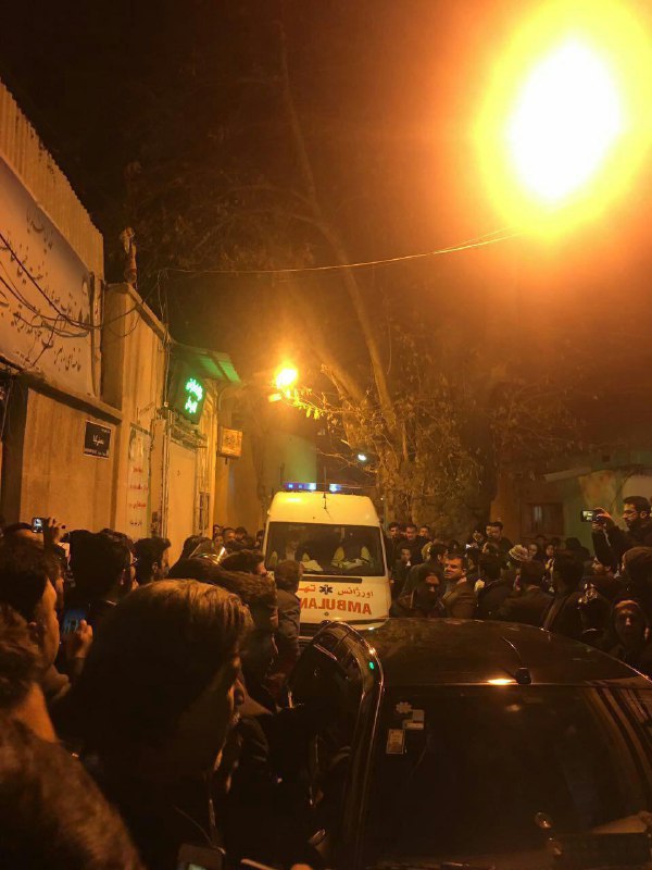 پیکر #هاشمی_رفسنجانی به #جماران منتقل شدFareenAssemi