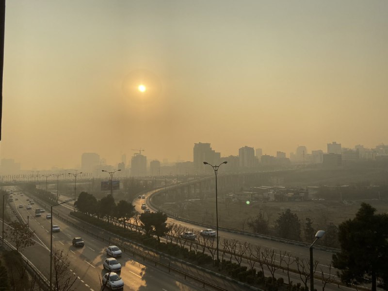 نمایی از #تهران امروز itsmereza#آلودگی_هوا📡 @VahidOnline