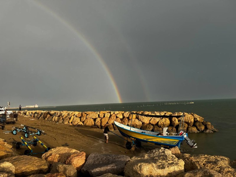 #رنگین‌کمان در #بندرعباسعکس دریافتی