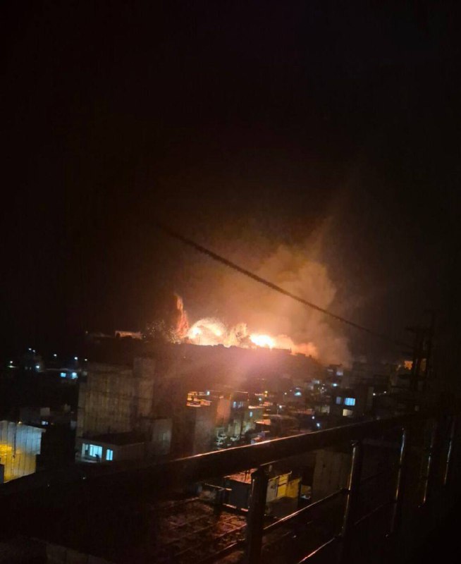 عکس دریافتی از حمله به 'تپه دوریسان #پاوه، بامداد جمعه ۱۵ اسفند'Vahid📡 @VahidOnline