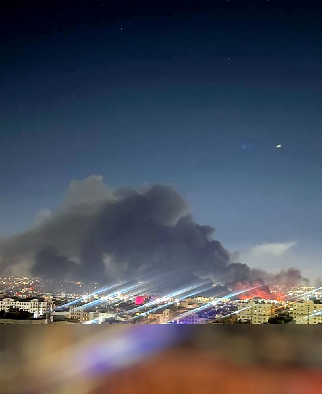 عکس‌های دریافتی از 'شعله و دود انفجار حمله ۴