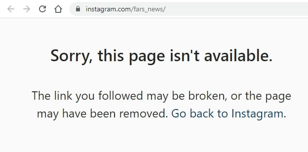 اکانت #خبرگزاری_فارس، منبع خبری منتسب به سپاه پاسداران انقلاب اسلامی، در #اینستاگرام از دسترس خارج شد.Vahid📡 @VahidOnline