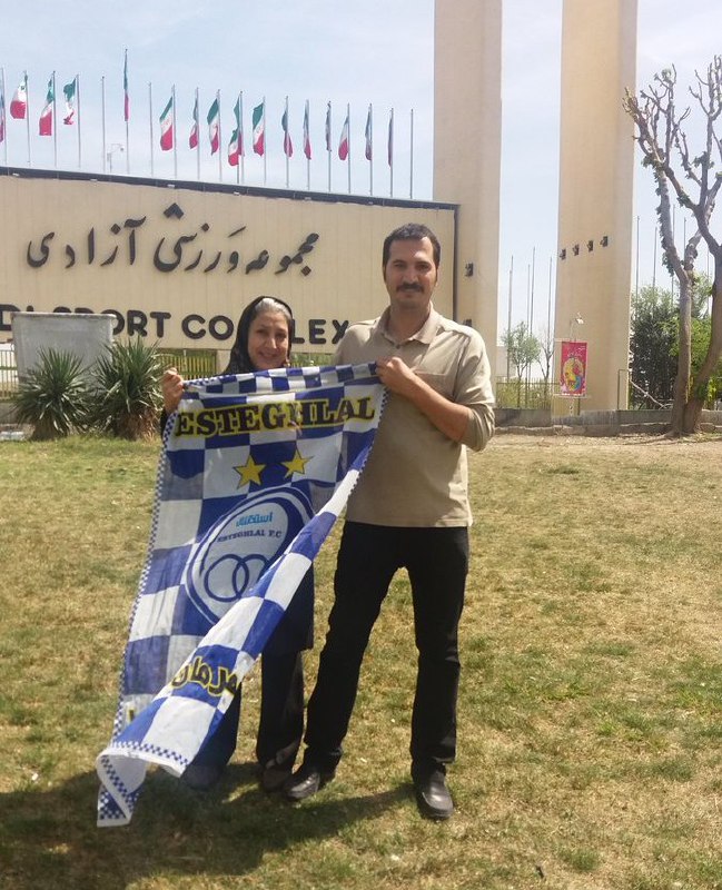 با مادرم رفتیم واسه دیدن بازی استقلال الریانراهمون ندادن ...#استقلال #استادیوم_آزادی behnamallami