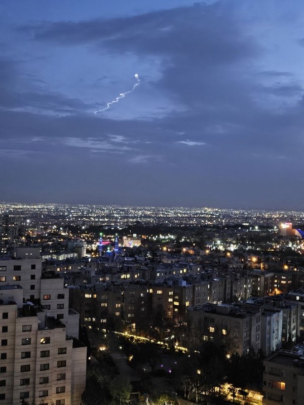 'شلیک موشک از #تهران ۱۸