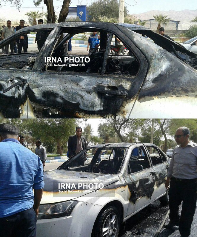 🔥 شهروند دهلرانی دراعتراض به عدم ارائه خدمات پس از فروش نمایندگی #ایران_خودرو، خودروی خود را آتش زد/ایرناFarsNews_Agency