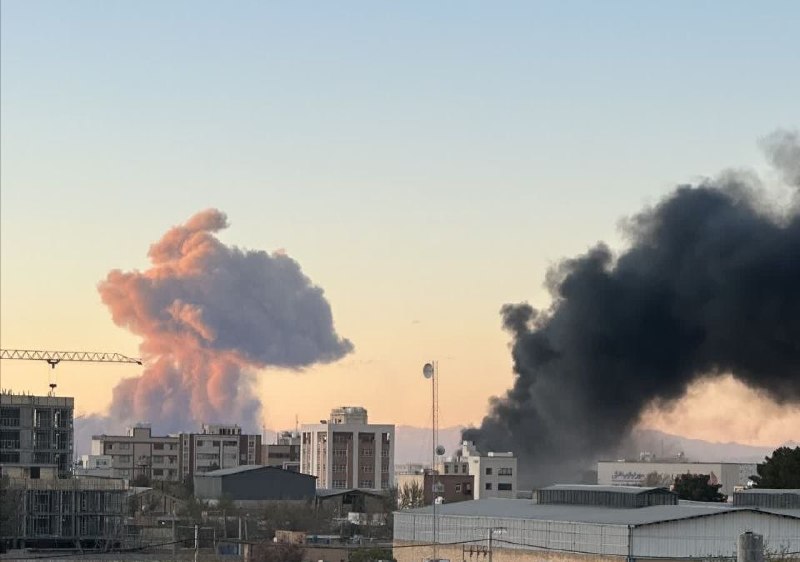 تصاویر دریافتی از دود 'حمله  ۱۸