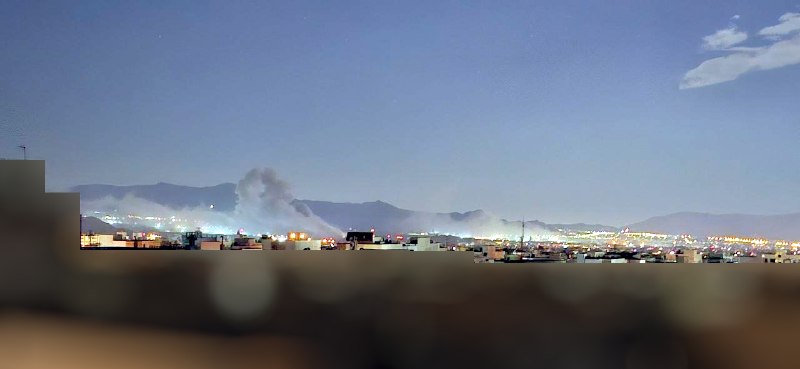 تصاویر دریافتی از 'دود انفجارهای حمله ۲