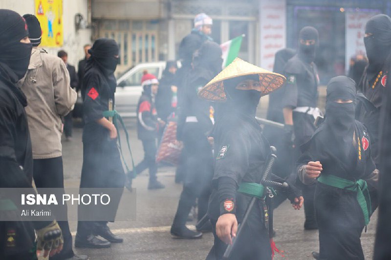 پیوستن #جنگجویان_کوهستان به صفوف به هم فشرده استکبارستیزیراهپیمایی ۲۲ بهمن -اراک#کارنامه۳۸سالهMarii_Abdi