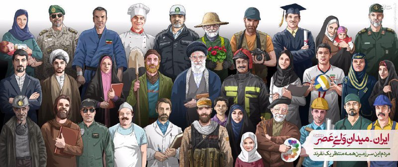 زیر اون نقاشی رنگ روغن بزرگ که دور میدون ولیعصر کشیدن نوشته 