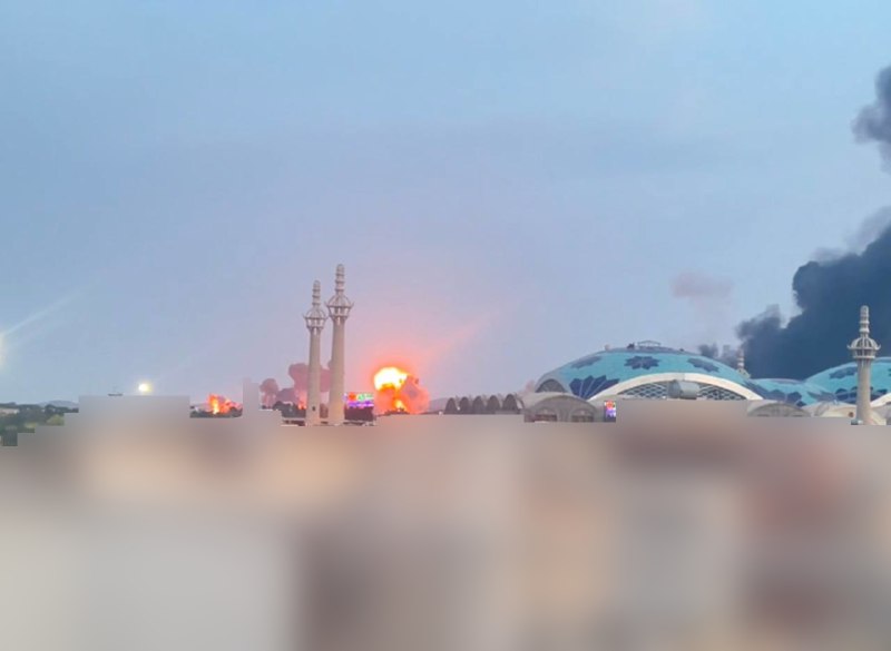 'لحظه انفجار یکی از حملات ۱۸