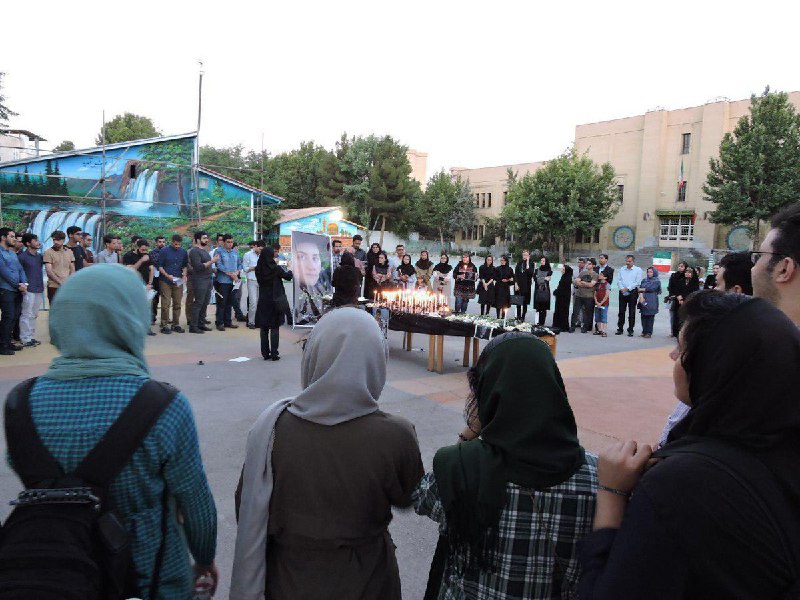 مراسم یادبود مریم #میرزاخانی در مرکز #سمپاد #مشهد KSRKRN