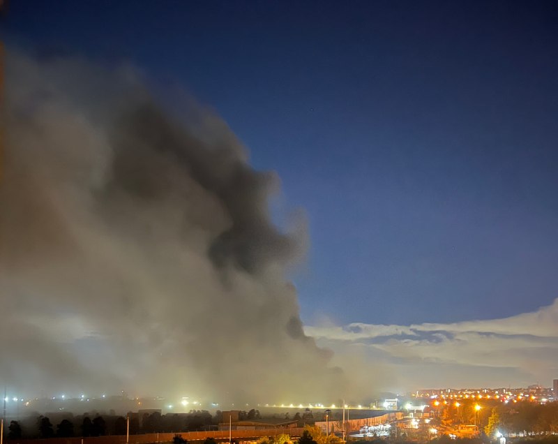 عکس‌های دریافتی از 'شعله و دود انفجار حمله ۴