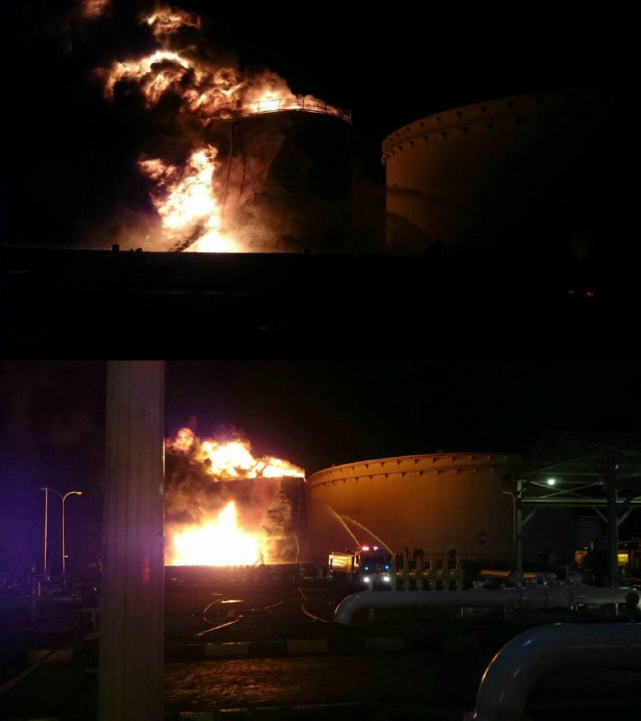 کانال «قهرمانان بی‌ادعا» باعنوان «هم اکنون حریق #پالایشگاه نفت ری» منتشرکرده @Atashneshanan125این منبع گویا برای خبرگزاری فارس معتبره