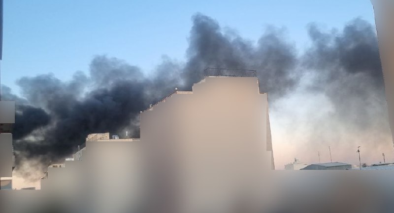 تصاویر دریافتی از دود 'حمله  ۱۸