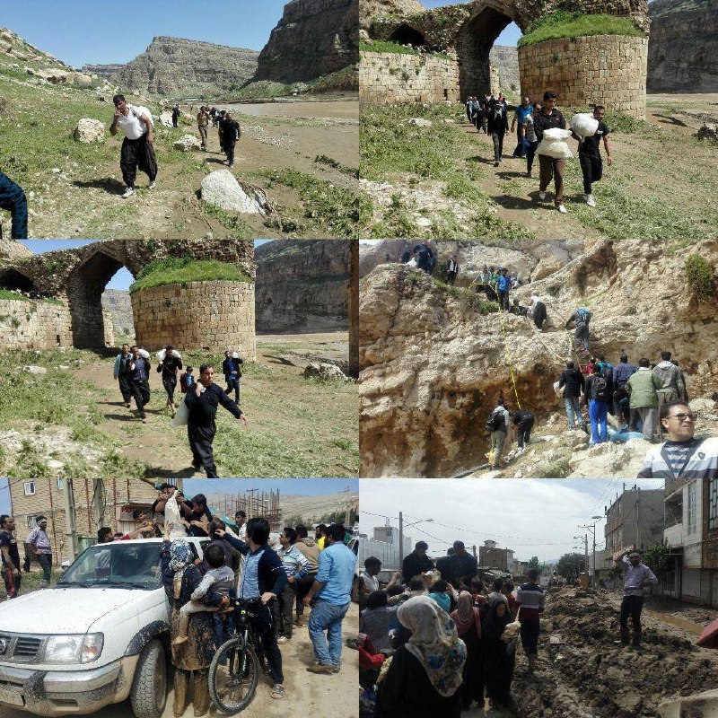 مردم شهرستان #رومشکان امروز ۳۰ کیلومتر را با پای پیاده طی کردند تا کمک‌هایی که بر دوش‌شان حمل می‌کردند را به مردم #پلدختر برسانند.via mahtaaam#سیل_لرستان📡 @VahidOnline