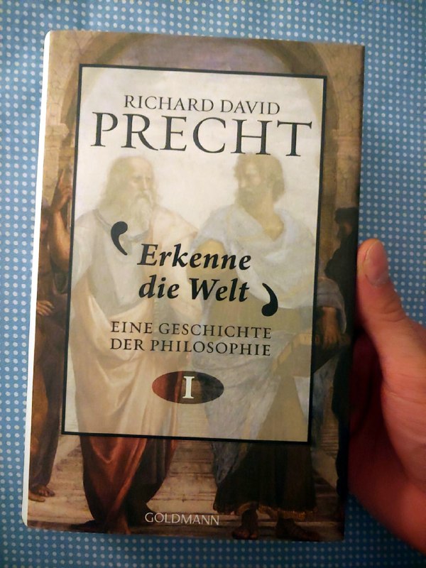 'دیشب این کتاب رو باز کردم و دیدم #ریچارد_پرشت #فیلسوف معاصر آلمانی, جلد اول از کتاب تاریخ فلسفه‌اش رو به 