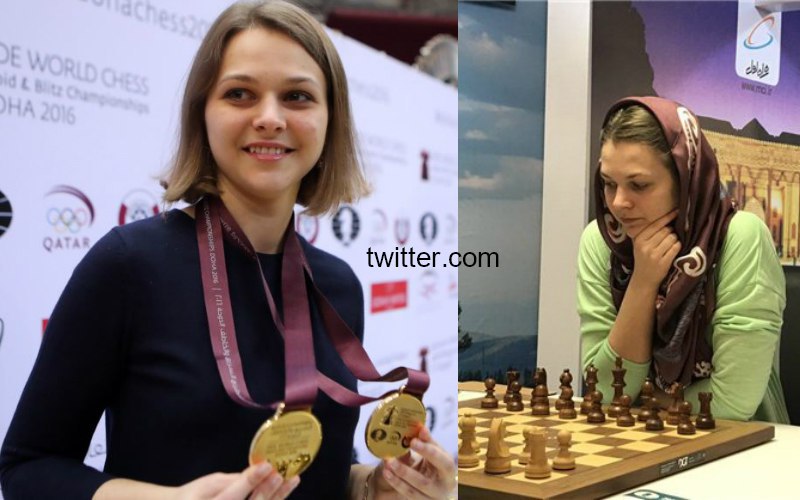 آنا موزیچوک قهرمان #شطرنج #زنان جهان