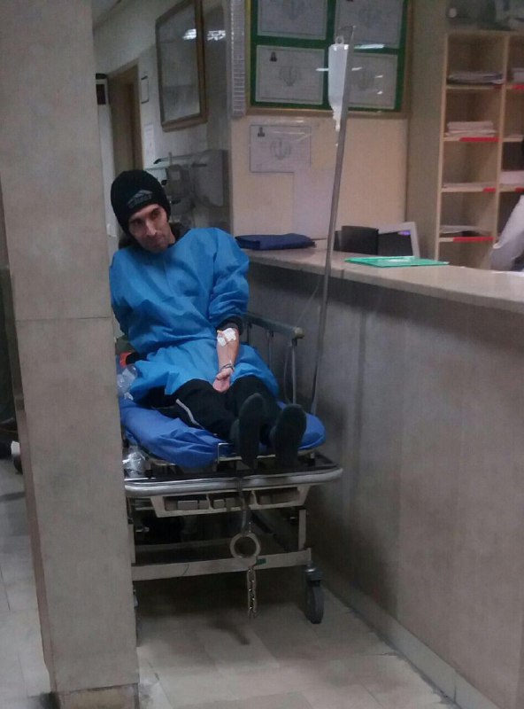 #آرش_صادقی در اورژانس بیمارستان طالقانیmarykarimbeigi
