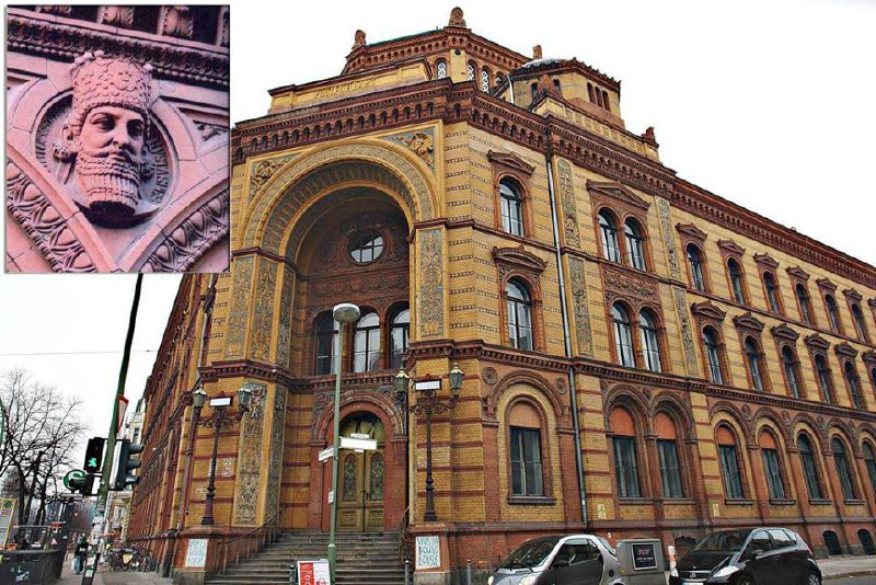 #پست ایده #داریوش_اول بوده.. به همین دلیل هم سردیس #داریوش_کبیر بر سر در اداره مرکزی پست #برلین نصب شده.#چاپار Shahr2ad