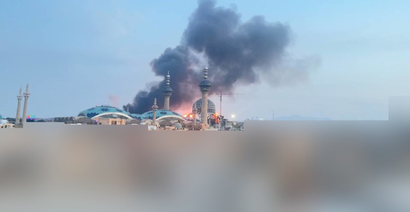 'لحظه انفجار یکی از حملات ۱۸