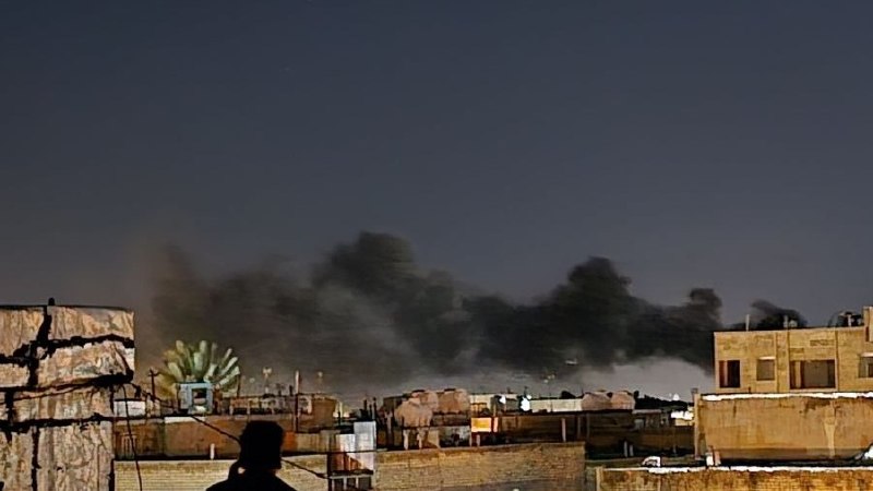 شهروندان از #شیراز خبر از حمله‌ای دیگر می‌دهند.عکس دریافتی با شرح